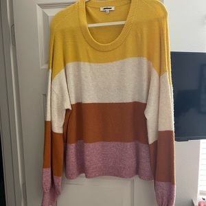 Madewell sweater. Pretty spring colors!
